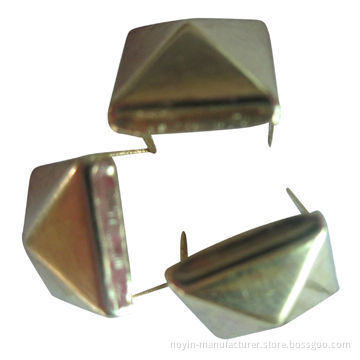 Bag Rivets with Brass Material For Handbags, Fashionable Handbag Pyramid Rivets, OEM are Welcome